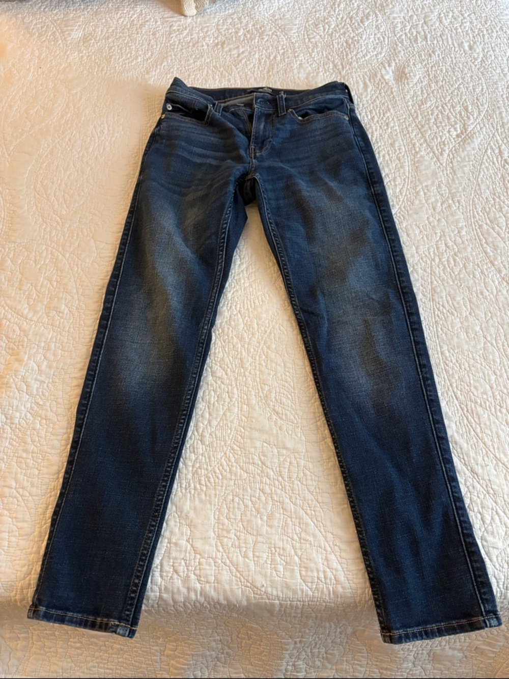 Hollister Dark Blue Athletic Skinny Jeans